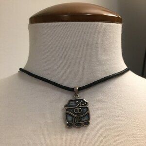 Vintage Taxco Mexico 925 Sterling Silver Mayan Calendar Pendant | Stamped